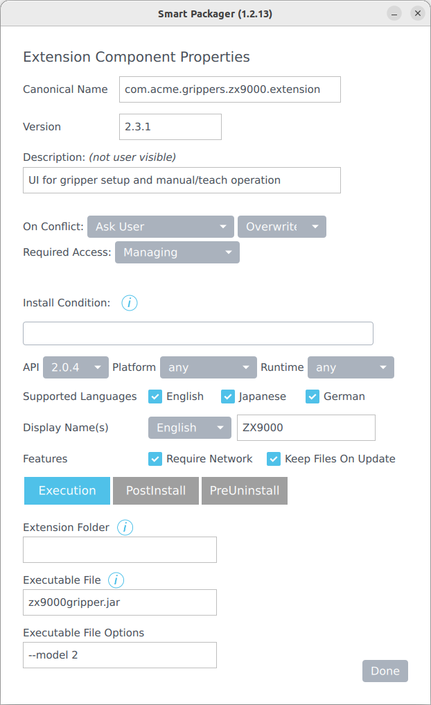 Extension Component